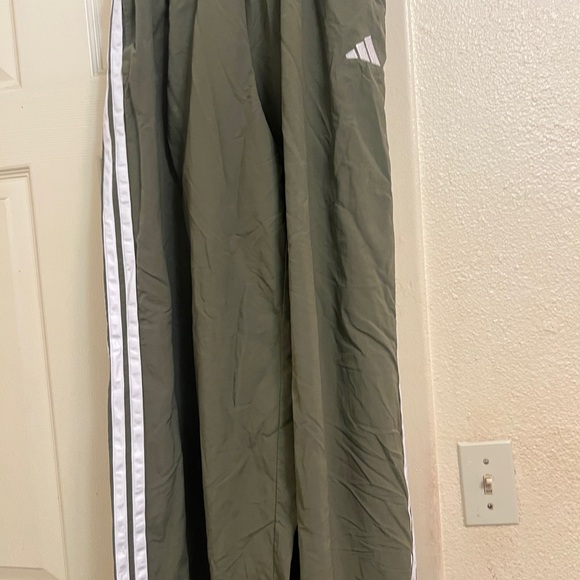 Adidas Olive Green Track Pants - Picture 4 of 6